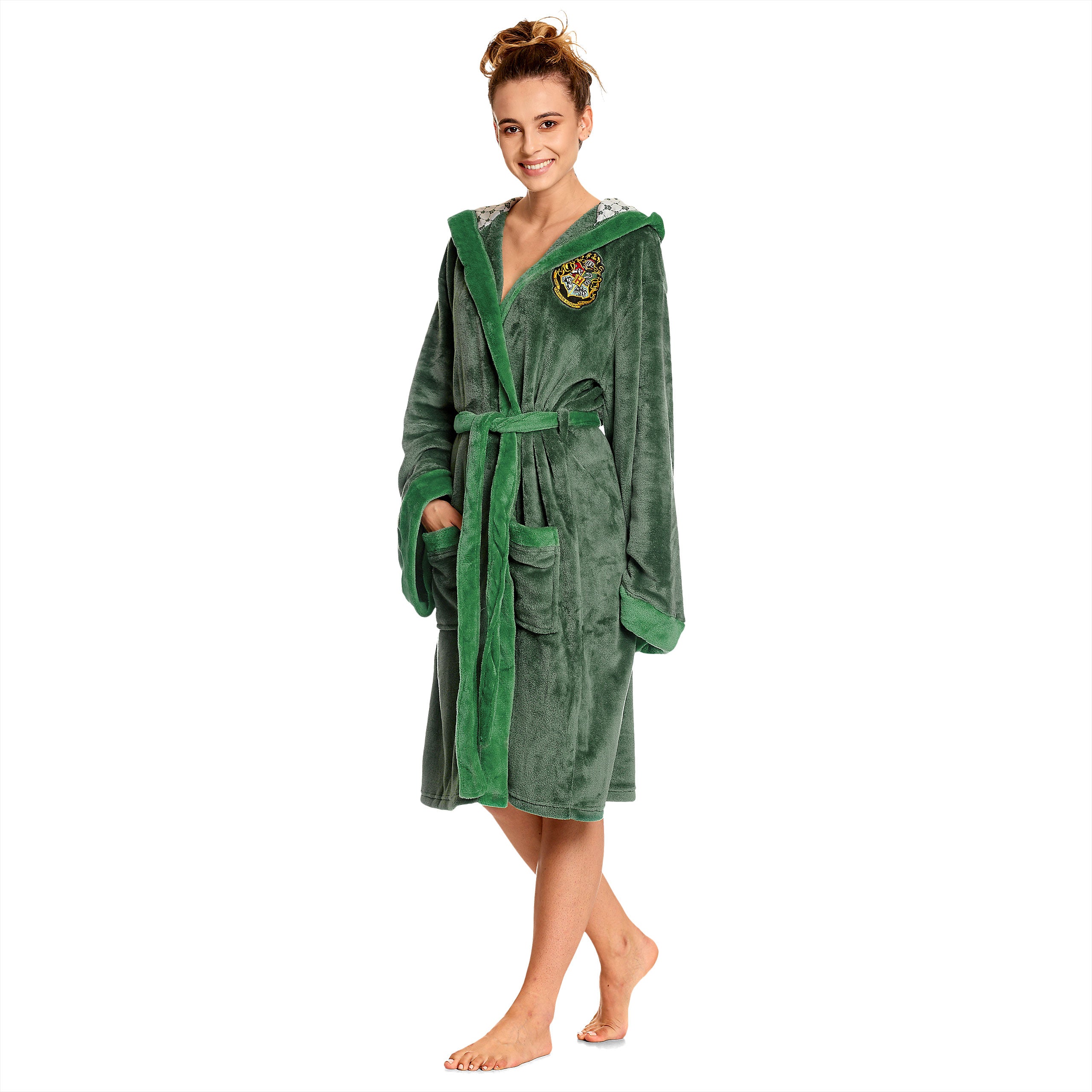 Produktbild Harry Potter - Slytherin Emblem Morgonrock grön