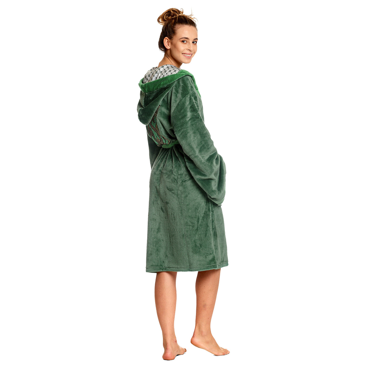Produktbild Harry Potter - Slytherin Emblem Morgonrock grön