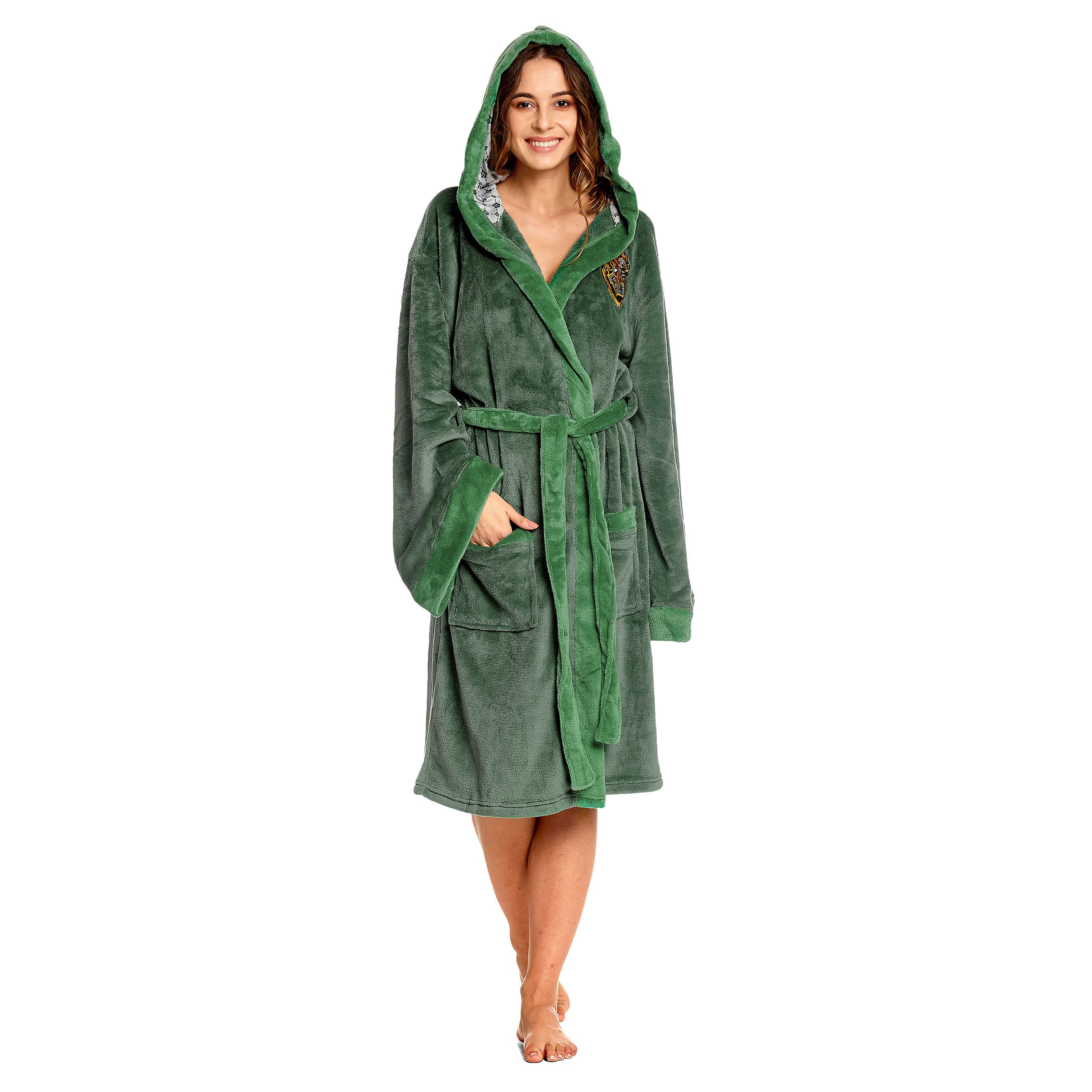 Produktbild Harry Potter - Slytherin Emblem Morgonrock grön