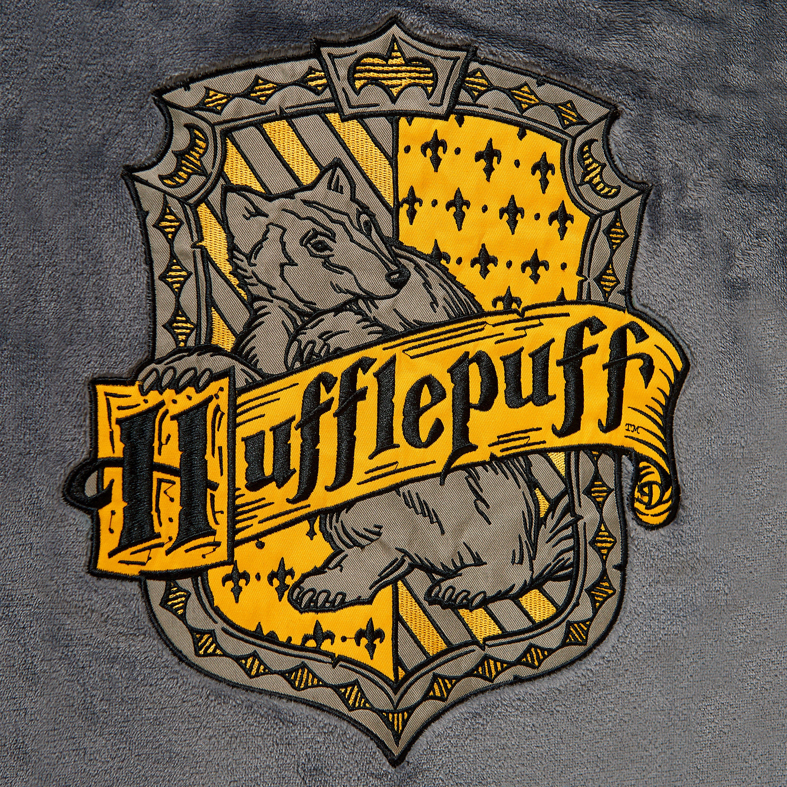 Product image Harry Potter - Hufflepuff Crest Bathrobe gray