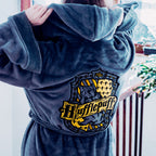 Product image Harry Potter - Hufflepuff Crest Bathrobe gray