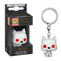 Produktbild Game of Thrones - Ghost Funko Pop Nyckelring