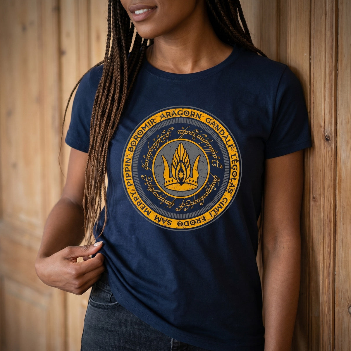 Produktbild Sagan om Ringen - Tillsammans för Gondor T-shirt blå