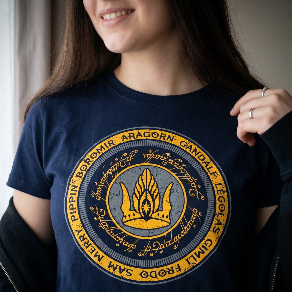 Produktbild Sagan om Ringen - Tillsammans för Gondor T-shirt blå