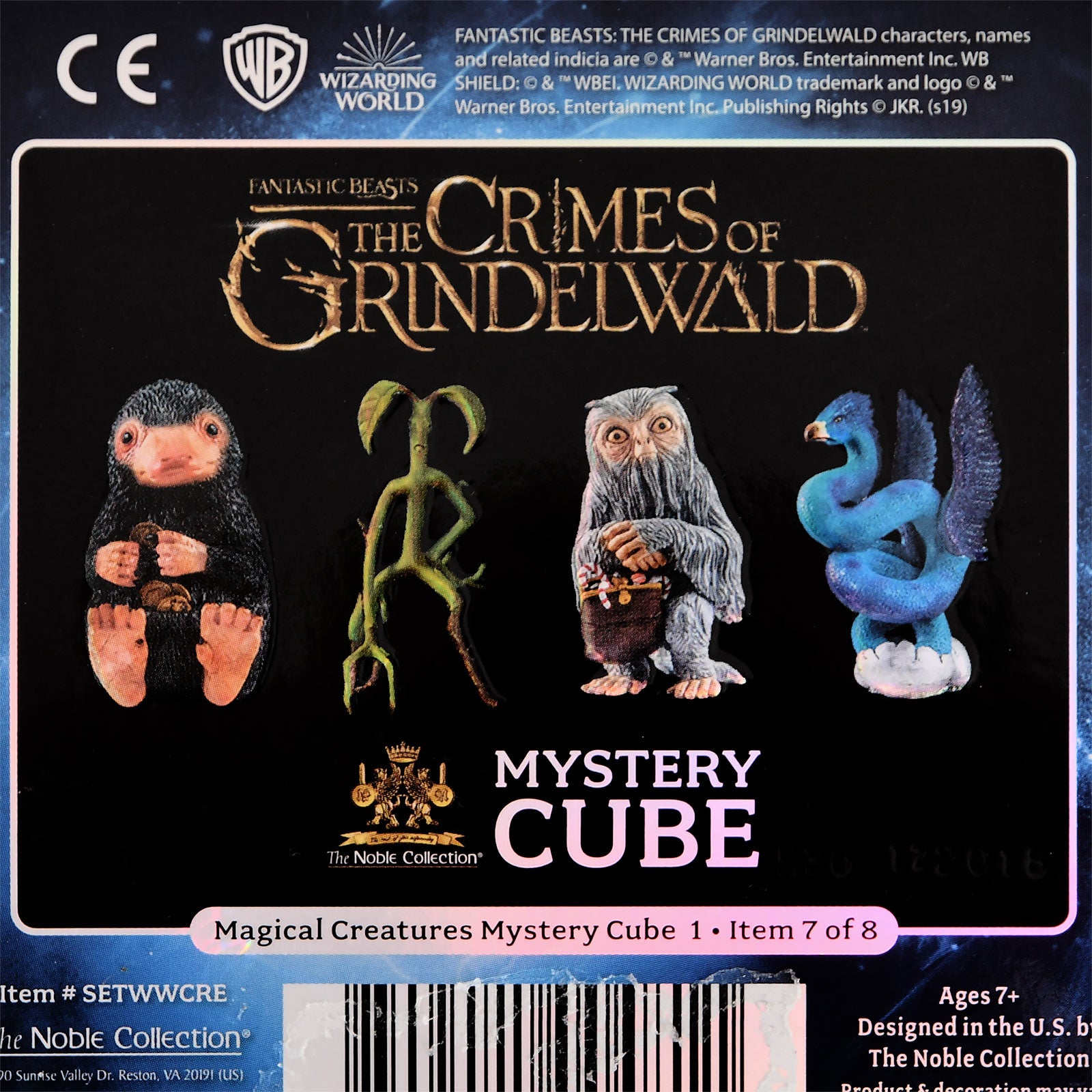 Produktbild Harry Potter & Fantastiska Vidunder - Mystery Cube Figur