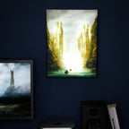 Produktbild Sagan om Ringen - Argonath väggbild med ljus