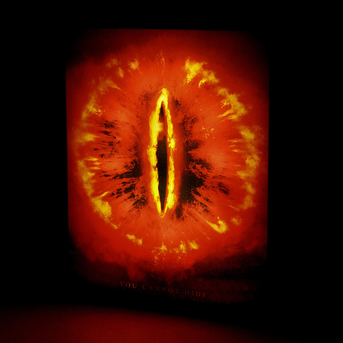 Produktbild Sagan om Ringen - Saurons öga väggbild med ljus