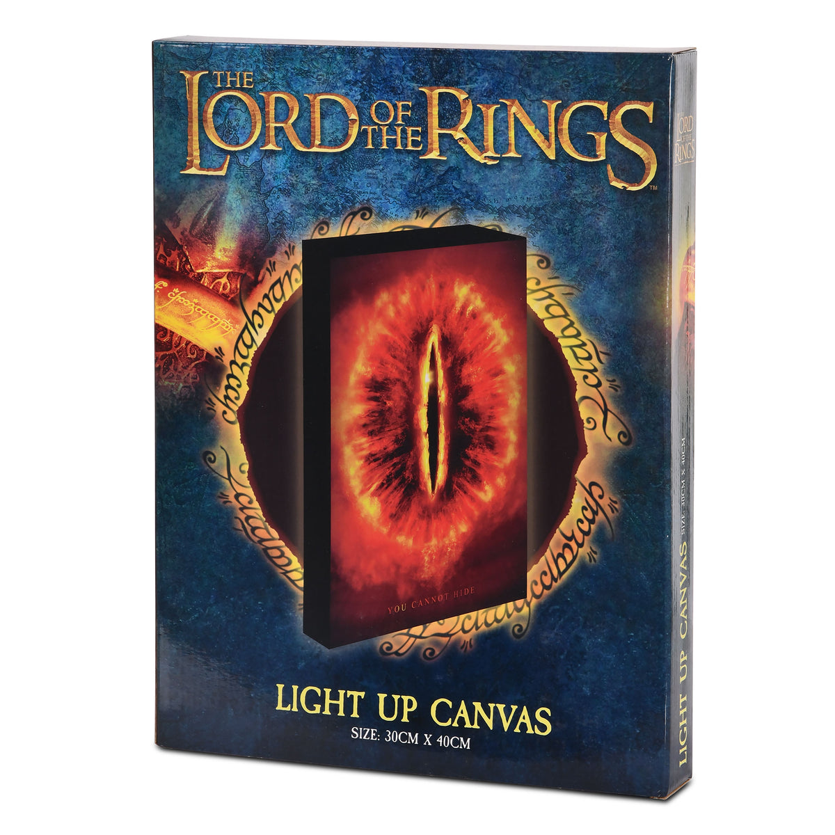 Produktbild Sagan om Ringen - Saurons öga väggbild med ljus