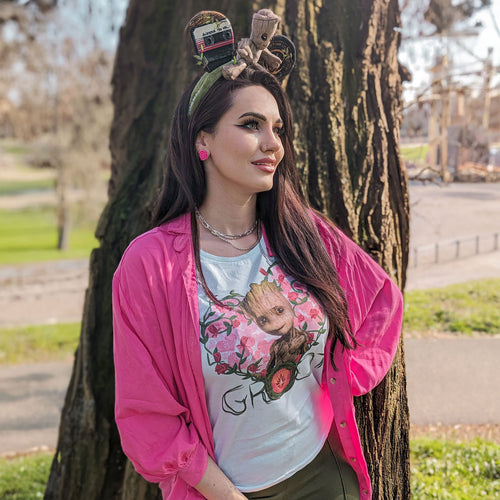 Produktbild Guardians of the Galaxy - Baby Groot Heart T-shirt dam vit