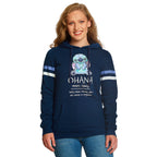 Produktbild Lilo & Stitch - Ohana Means Family Hoodie dam blå