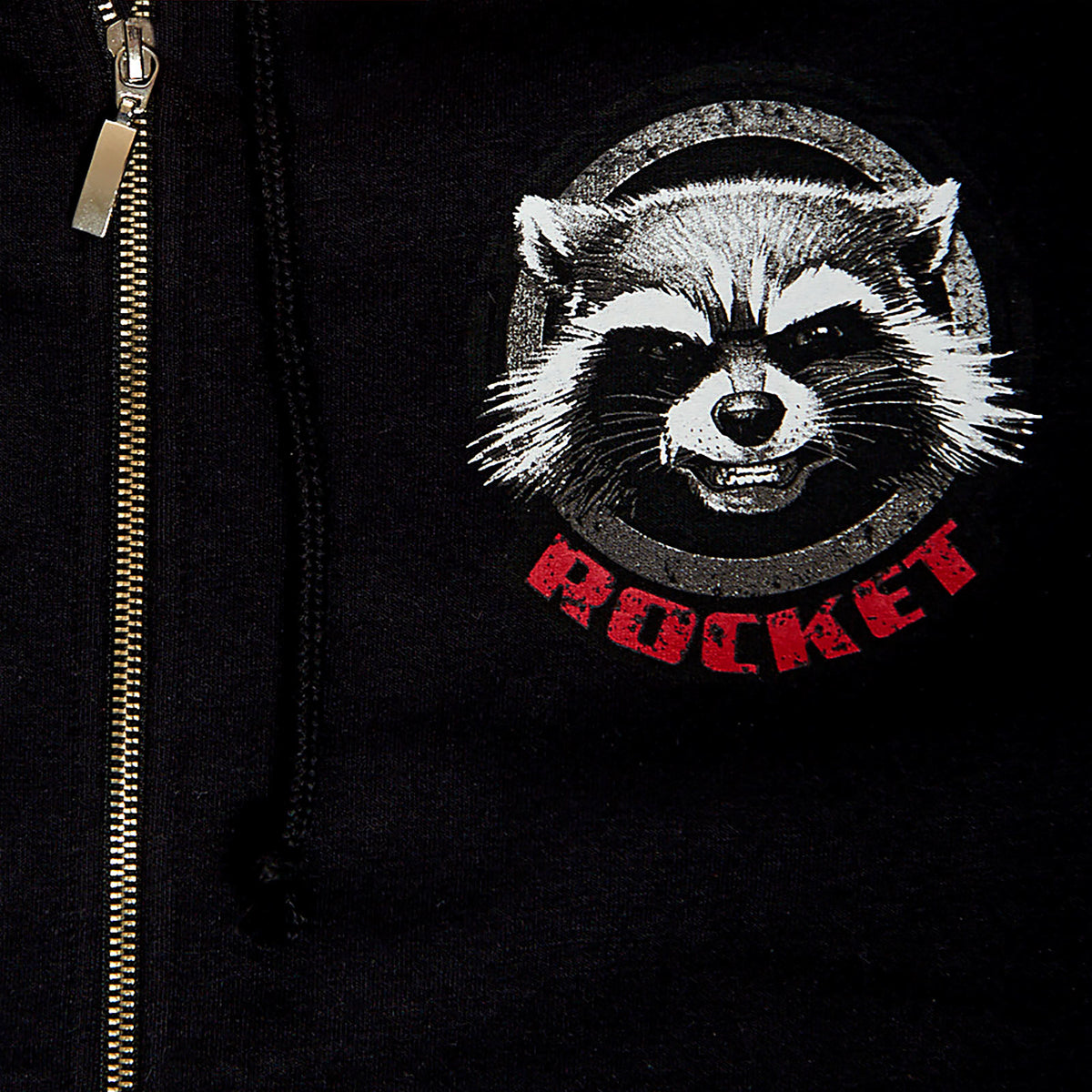 Produktbild Guardians of the Galaxy - Rocket Raccoon svart huvtröja