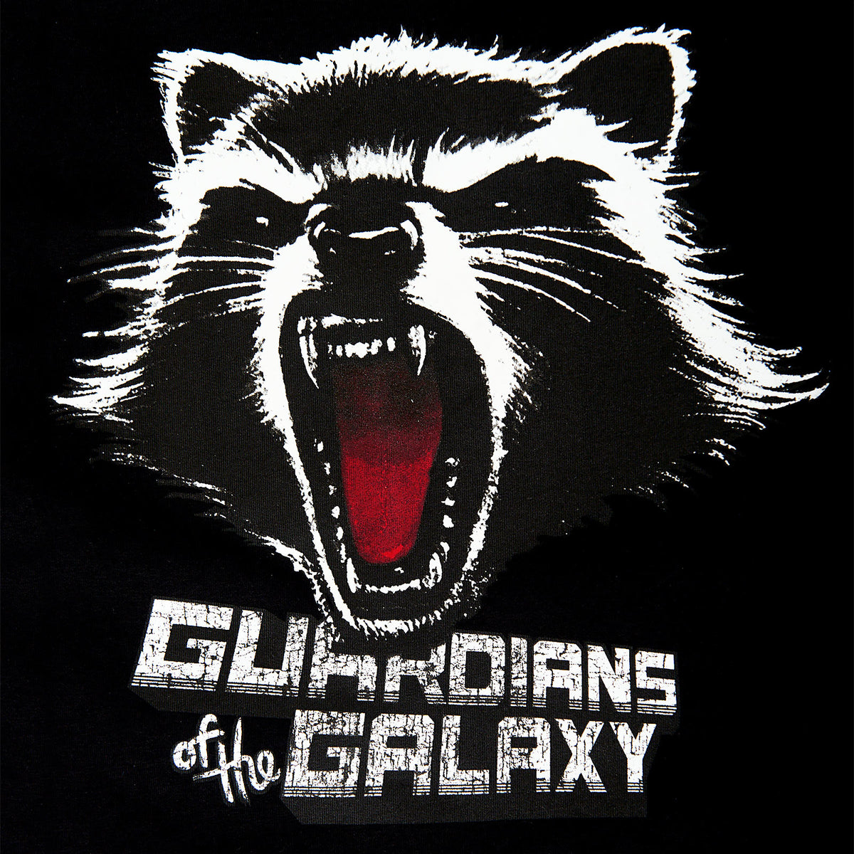 Produktbild Guardians of the Galaxy - Rocket Raccoon svart huvtröja