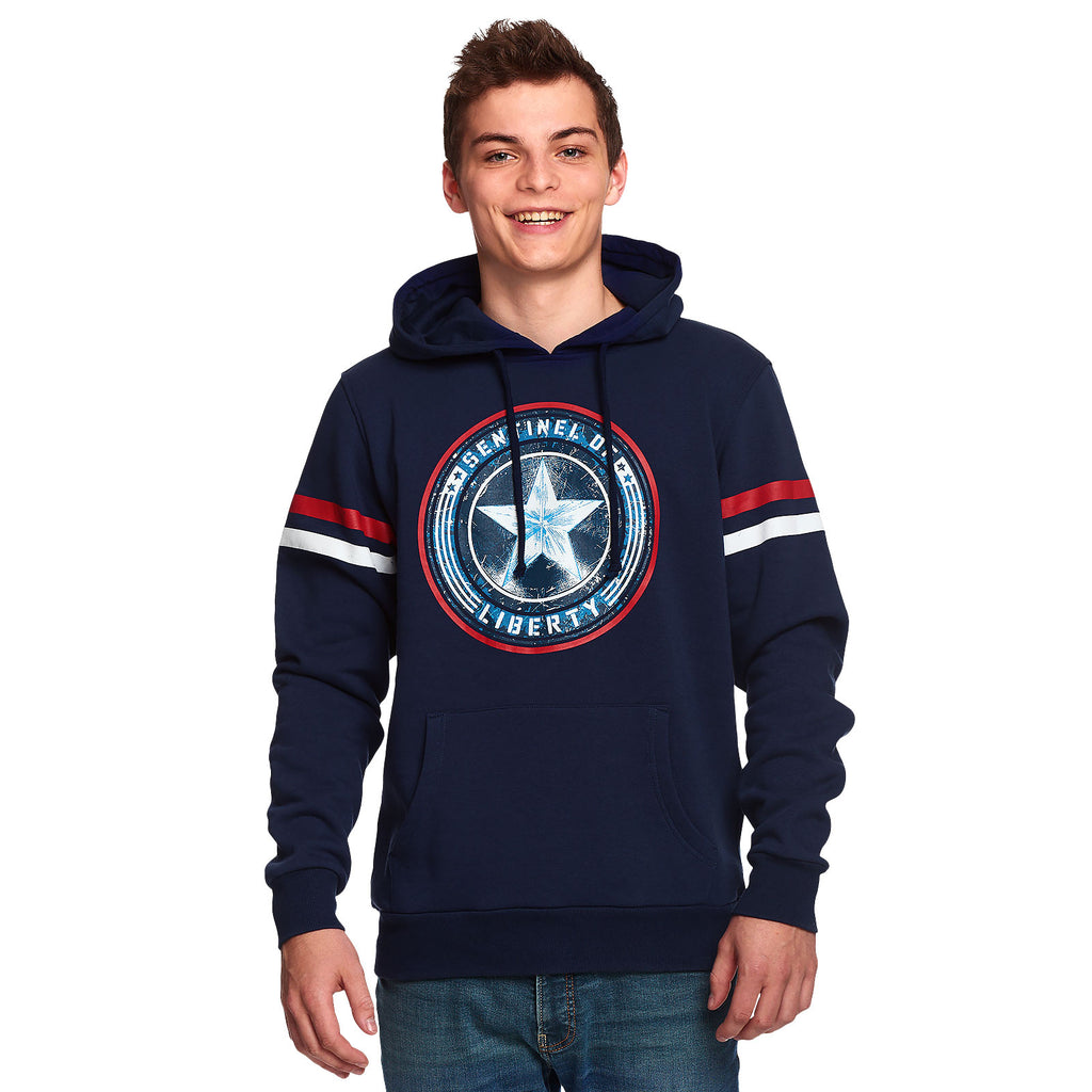 Produktbild Captain America - Sentinel of Liberty Hoodie blå