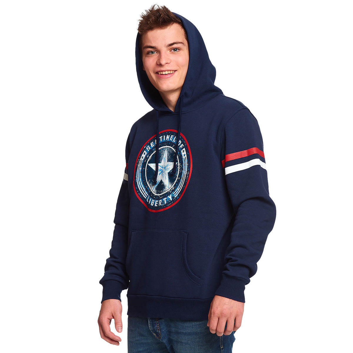 Produktbild Captain America - Sentinel of Liberty Hoodie blå