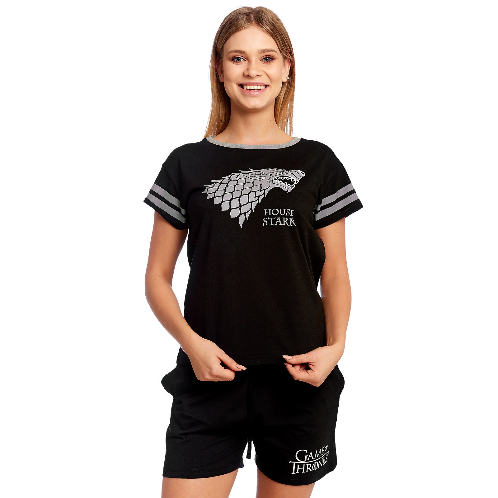Produktbild Game of Thrones - Stark Emblem Pyjamas kort dam