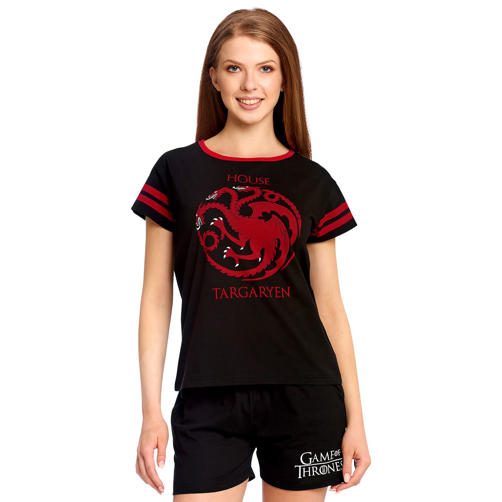 Produktbild Game of Thrones - Targaryen Emblem Pyjamas kort dam