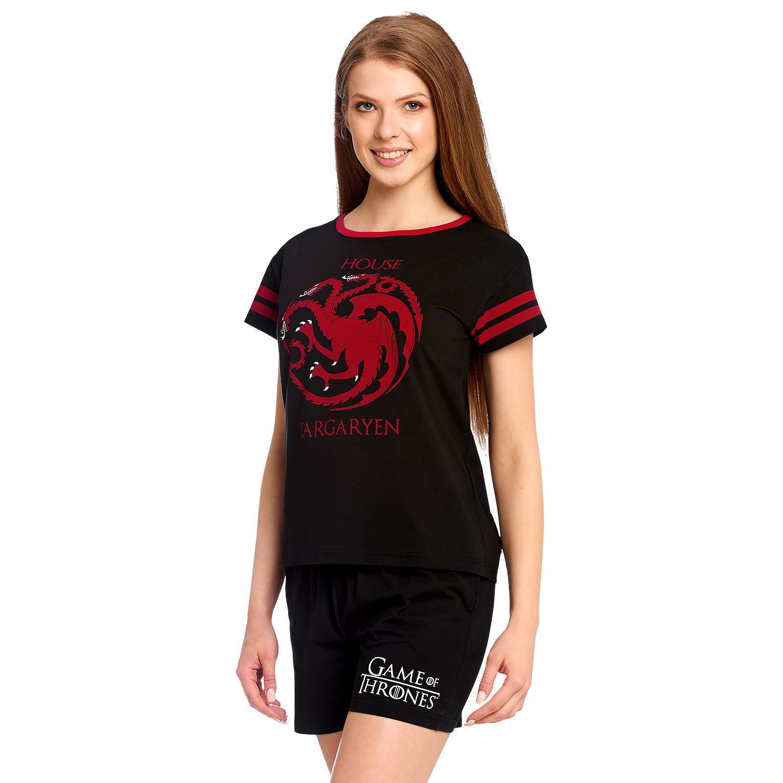 Produktbild Game of Thrones - Targaryen Emblem Pyjamas kort dam