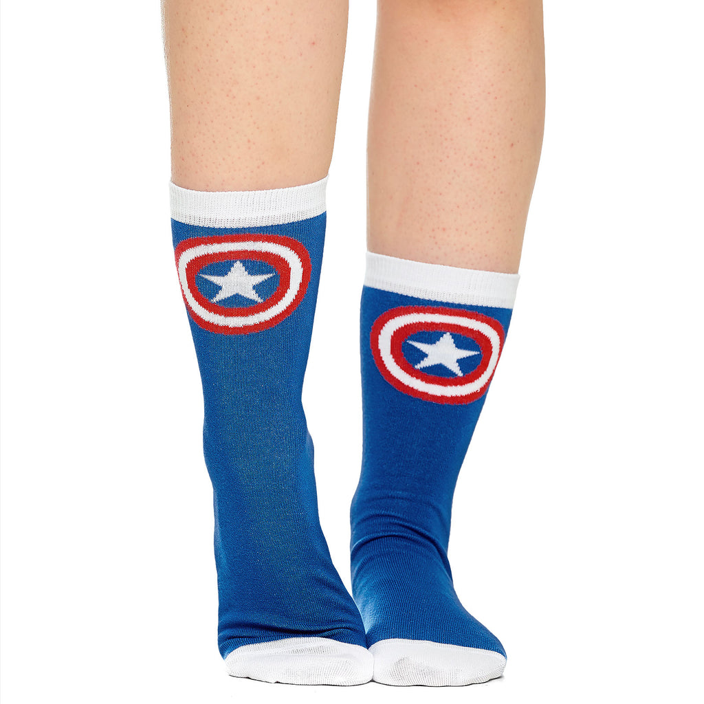 Produktbild Captain America - Strumpor med Shield-logotyp, 2-pack