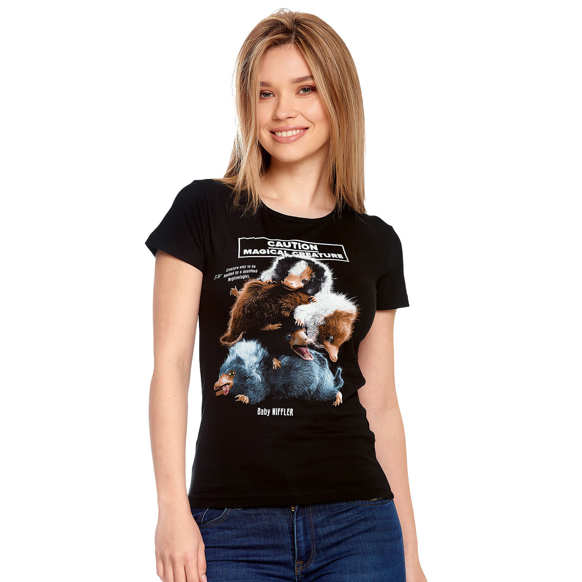 Produktbild Baby Niffler T-shirt dam svart - Fantastiska Vidunder