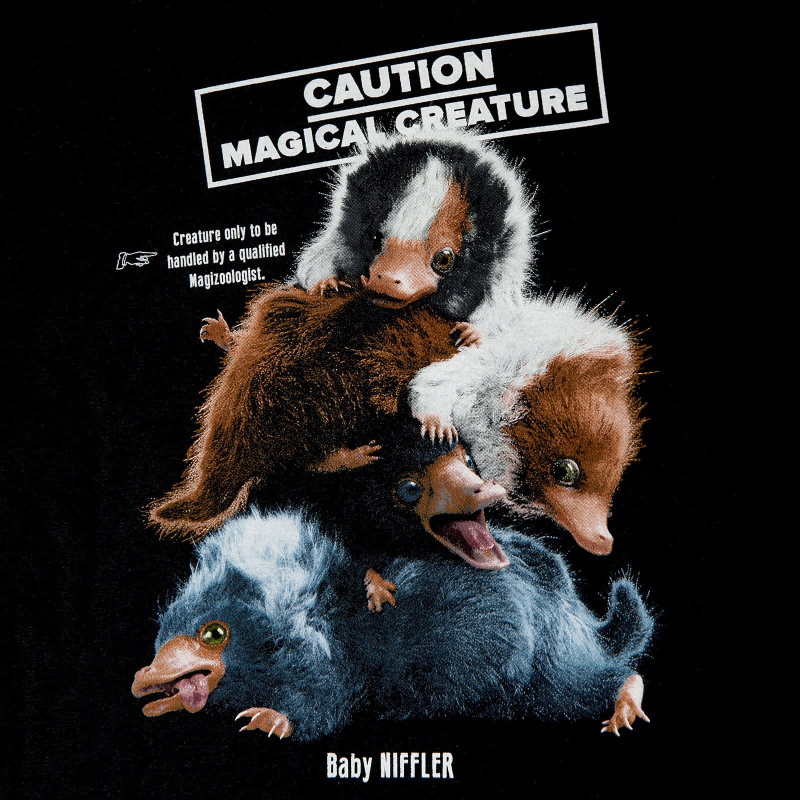 Produktbild Baby Niffler T-shirt dam svart - Fantastiska Vidunder