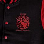 Produktbild Game of Thrones - House Targaryen Collegejacka svart-röd