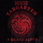 Produktbild Game of Thrones - House Targaryen Collegejacka svart-röd