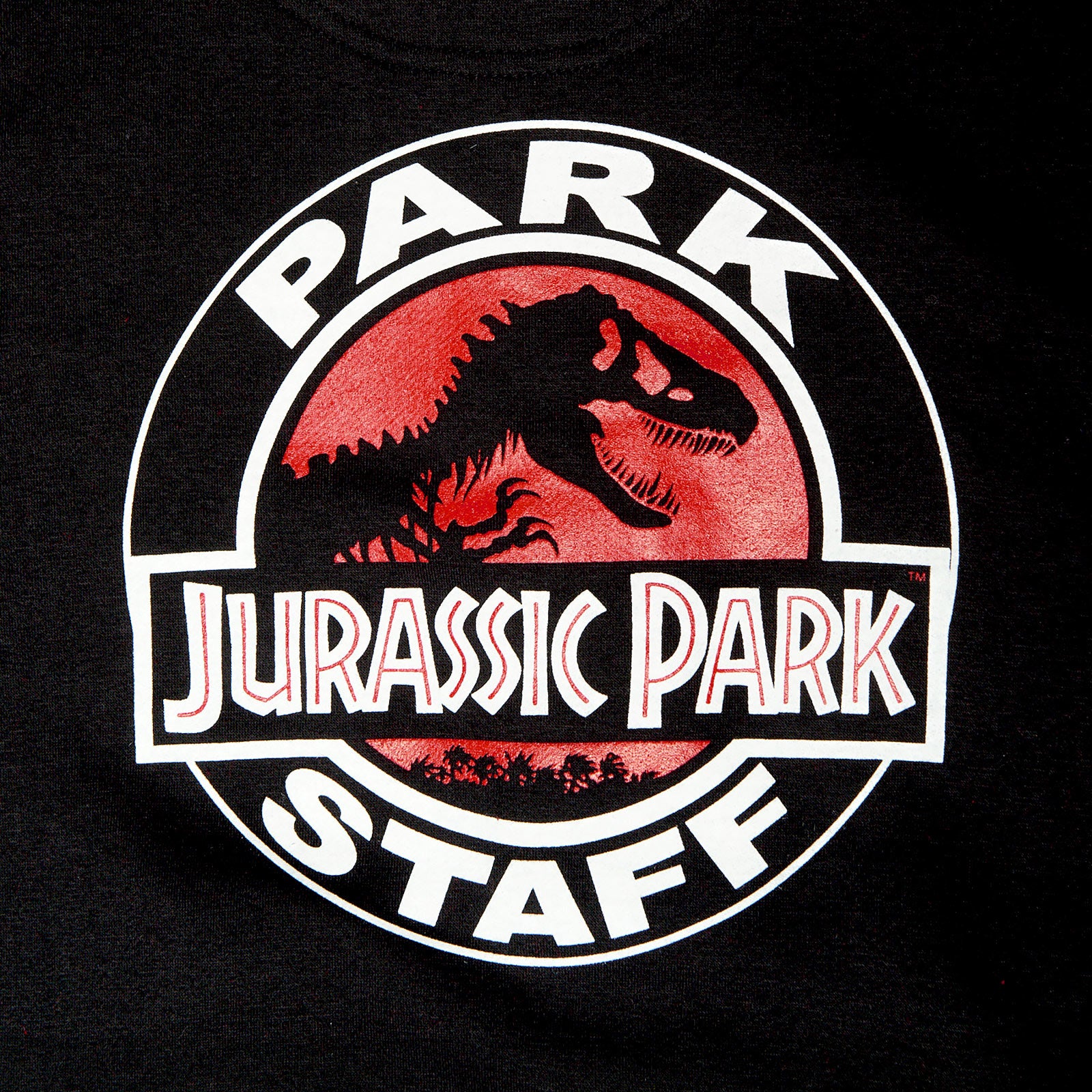 Produktbild Jurassic Park - Park Staff College Jacka svart-röd