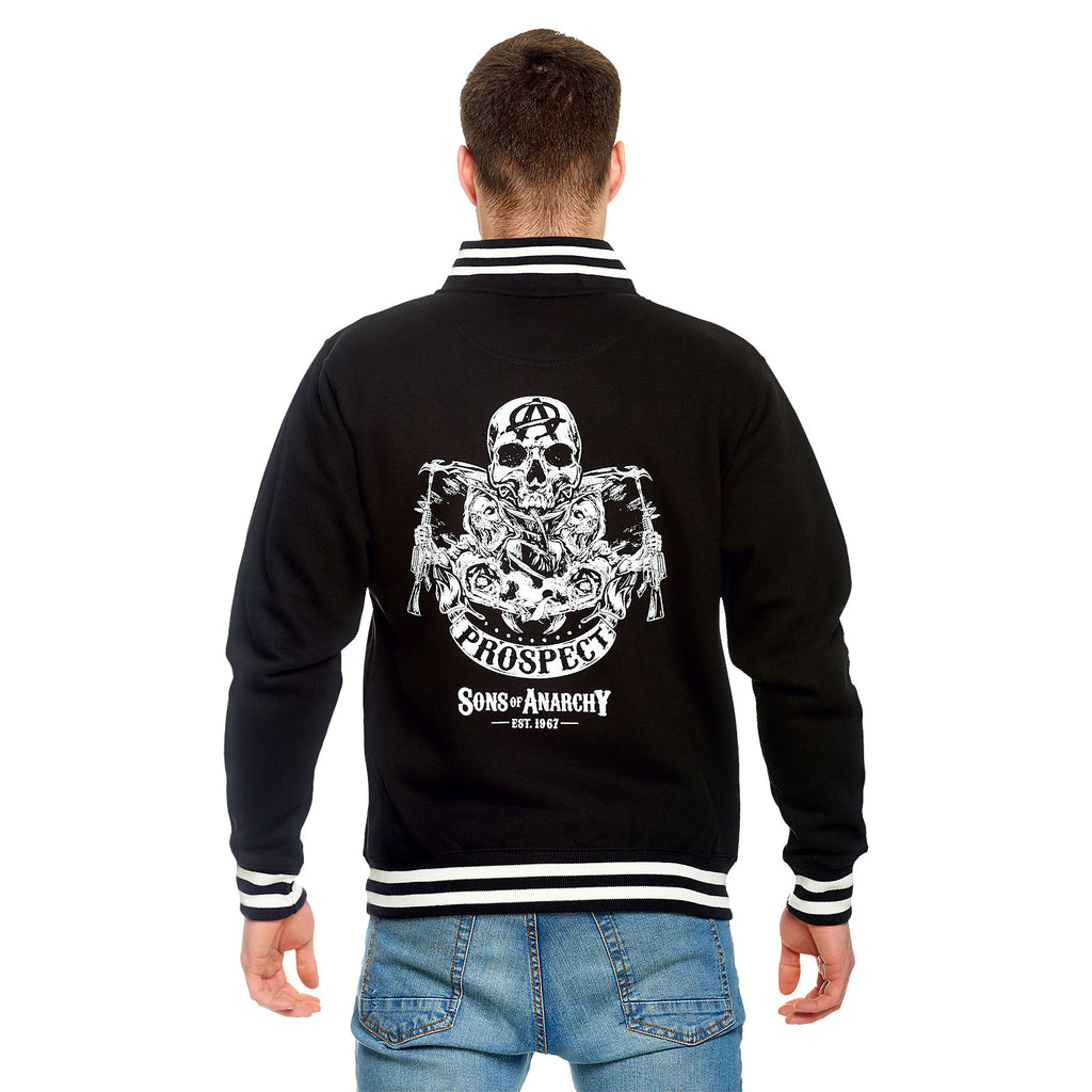 Produktbild Sons of Anarchy - Reaper & Prospect collegejacka svart-vit