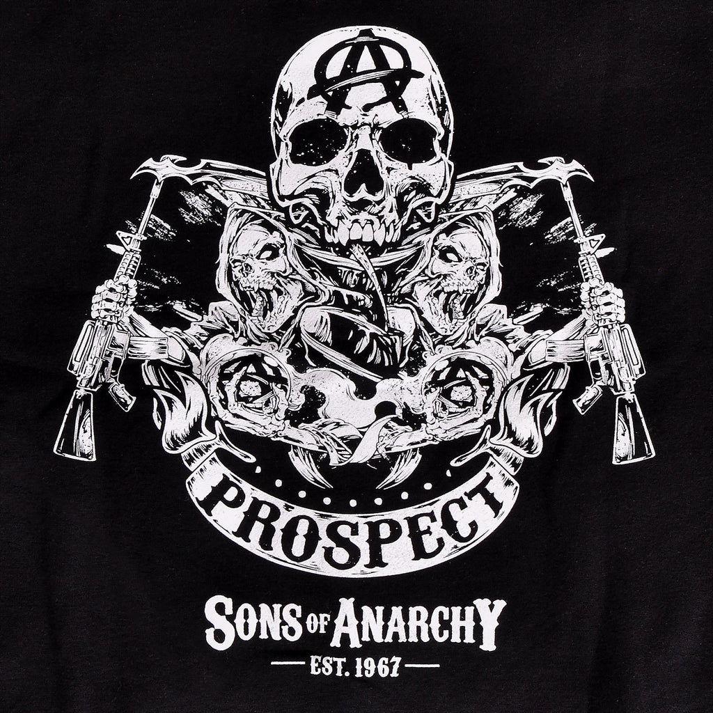 Produktbild Sons of Anarchy - Reaper & Prospect collegejacka svart-vit