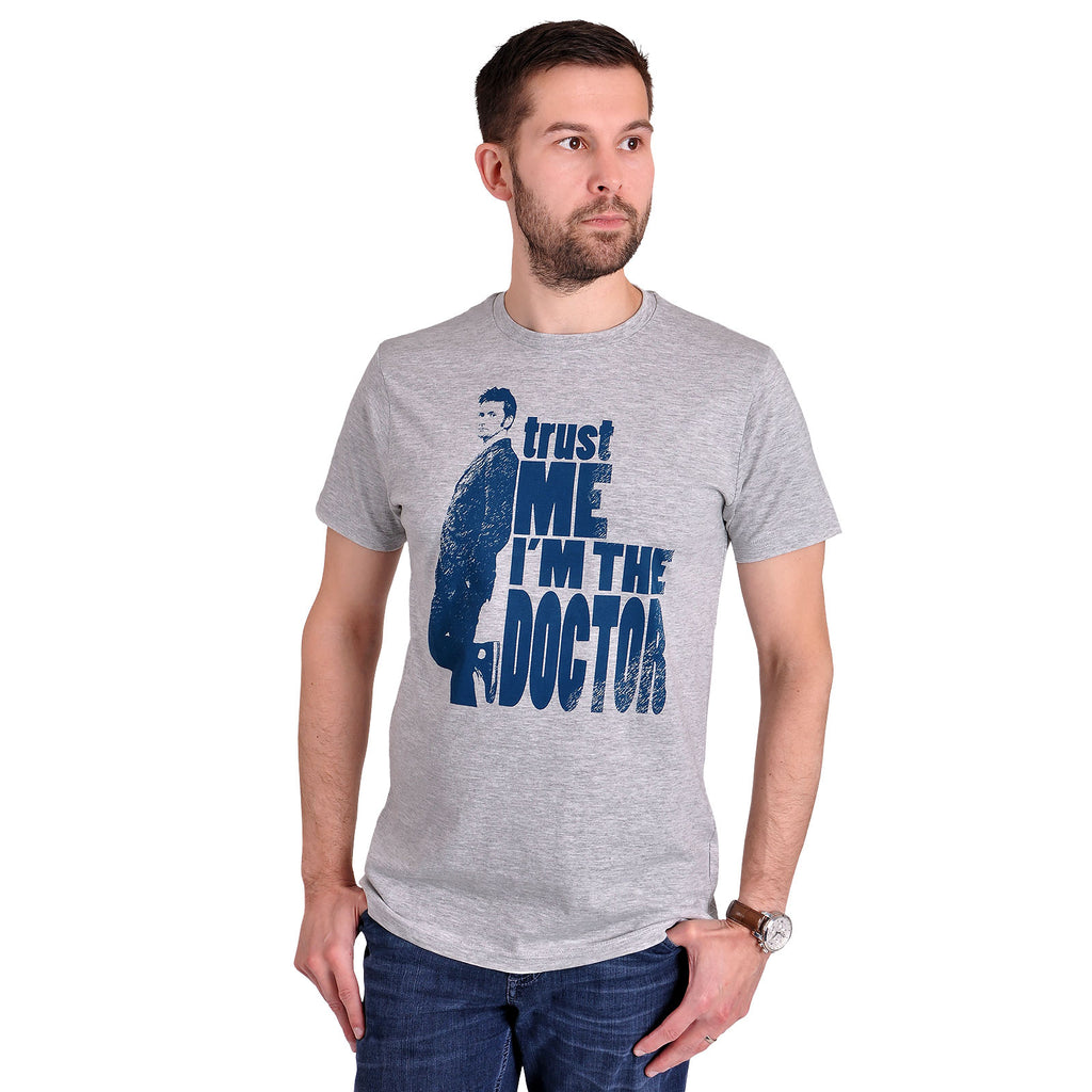 Produktbild Doctor Who - Lita på mig, jag är Doktorn T-shirt grå
