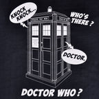Produktbild Doctor Who - Tardis Knock Knock T-Shirt blå