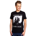 Produktbild Star Wars - Darth Vader Välj den Mörka Sidan T-shirt svart