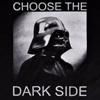 Produktbild Star Wars - Darth Vader Välj den Mörka Sidan T-shirt svart