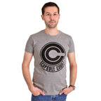 Produktbild Dragon Ball Z - Capsule Corporation Logo T-shirt grå