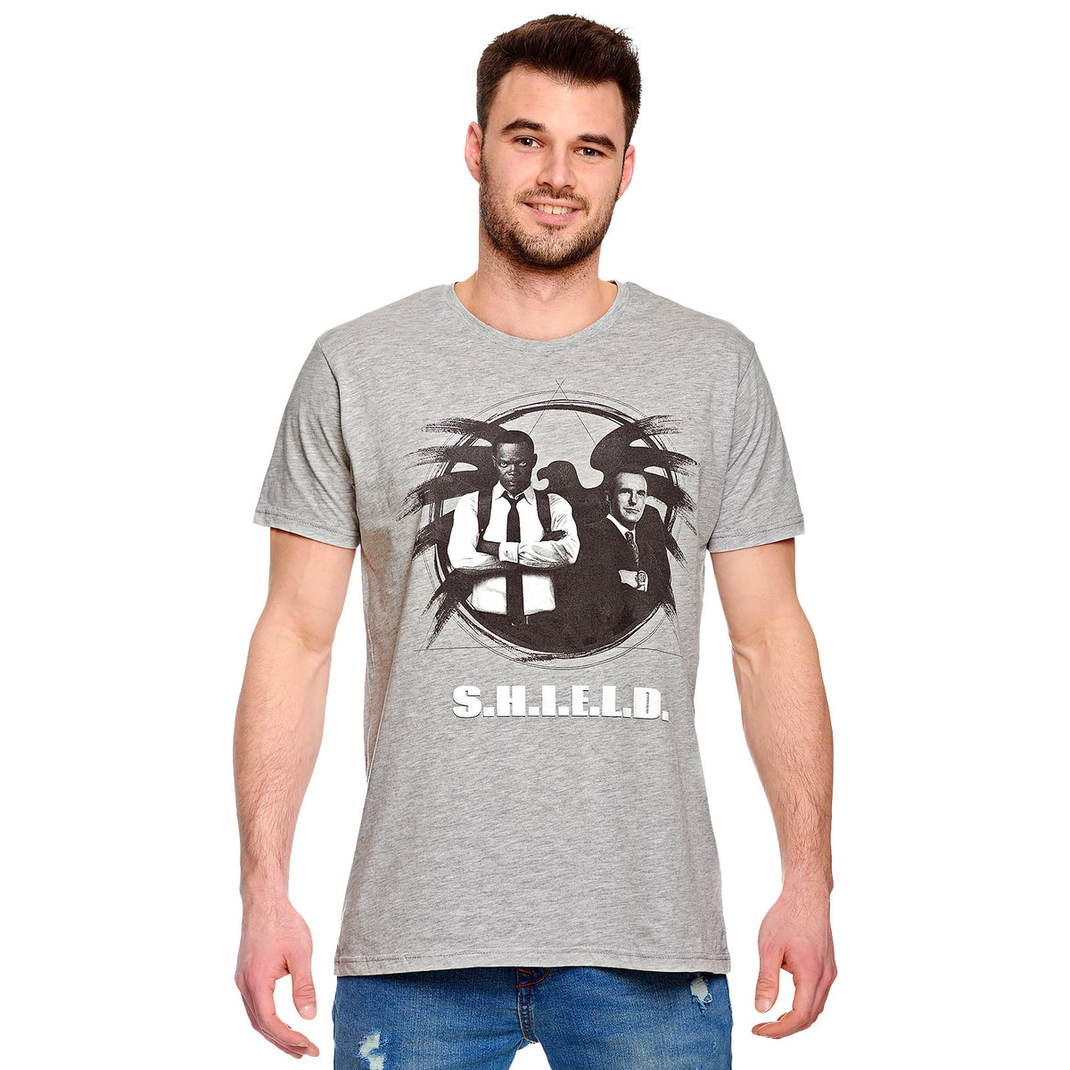 Produktbild Captain Marvel - S.H.I.E.L.D. Agents T-shirt grå