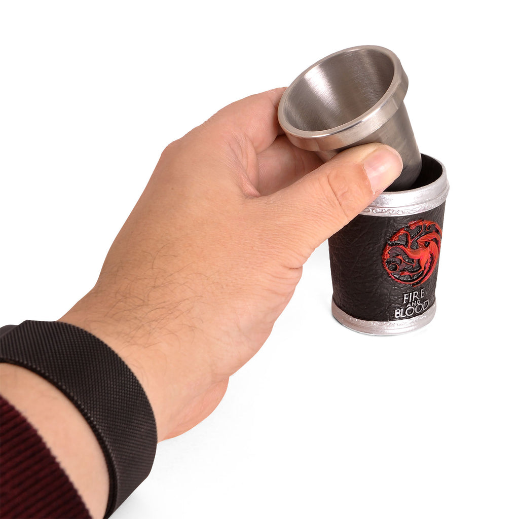 Produktbild Game of Thrones - Hus Targaryen emblem-shotglas