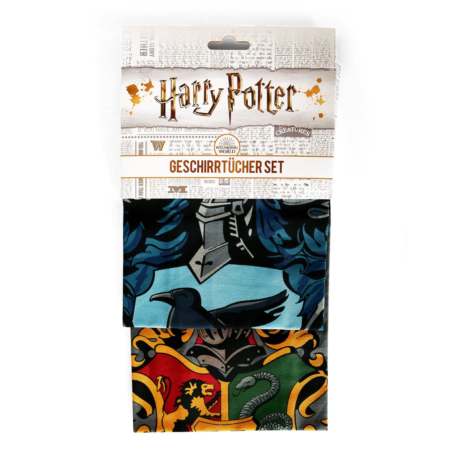 Produktbild Harry Potter - Ravenclaw & Hogwarts kökshanddukar set