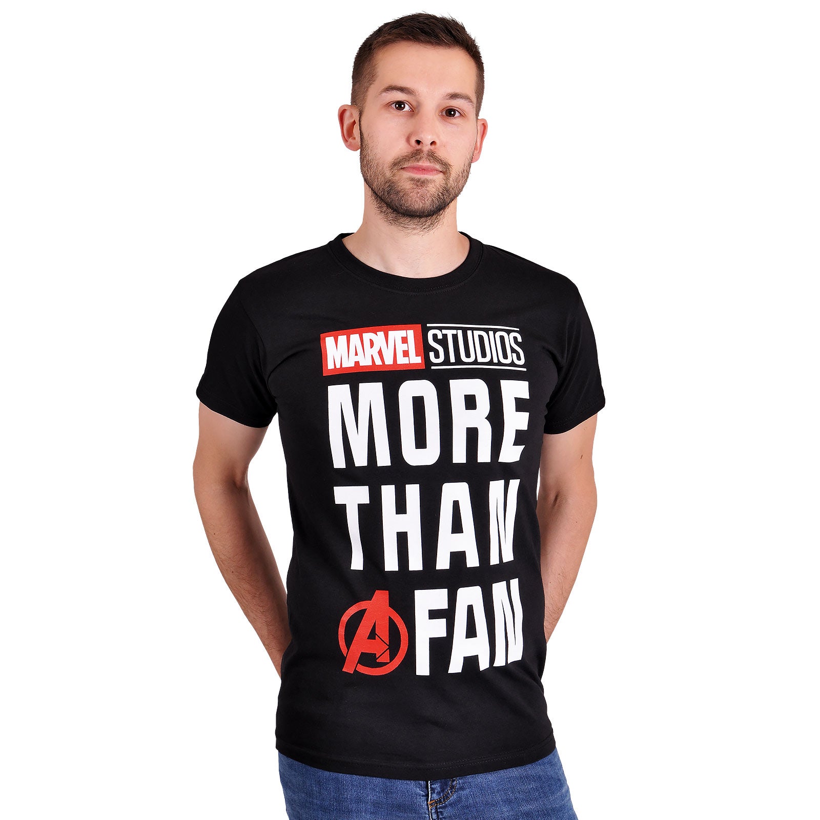 Produktbild Marvel - More Than a Fan T-shirt svart