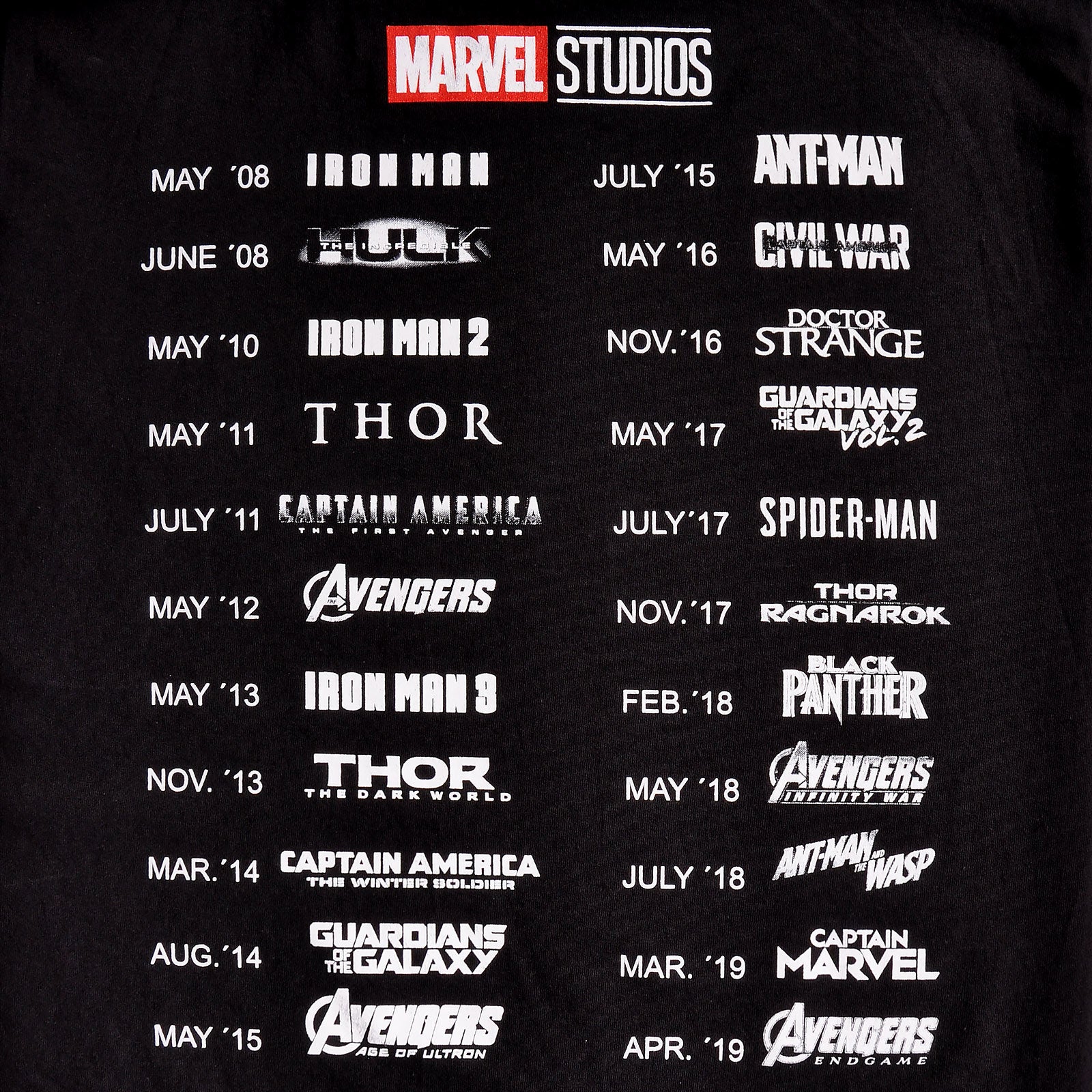 Produktbild Marvel - More Than a Fan T-shirt svart