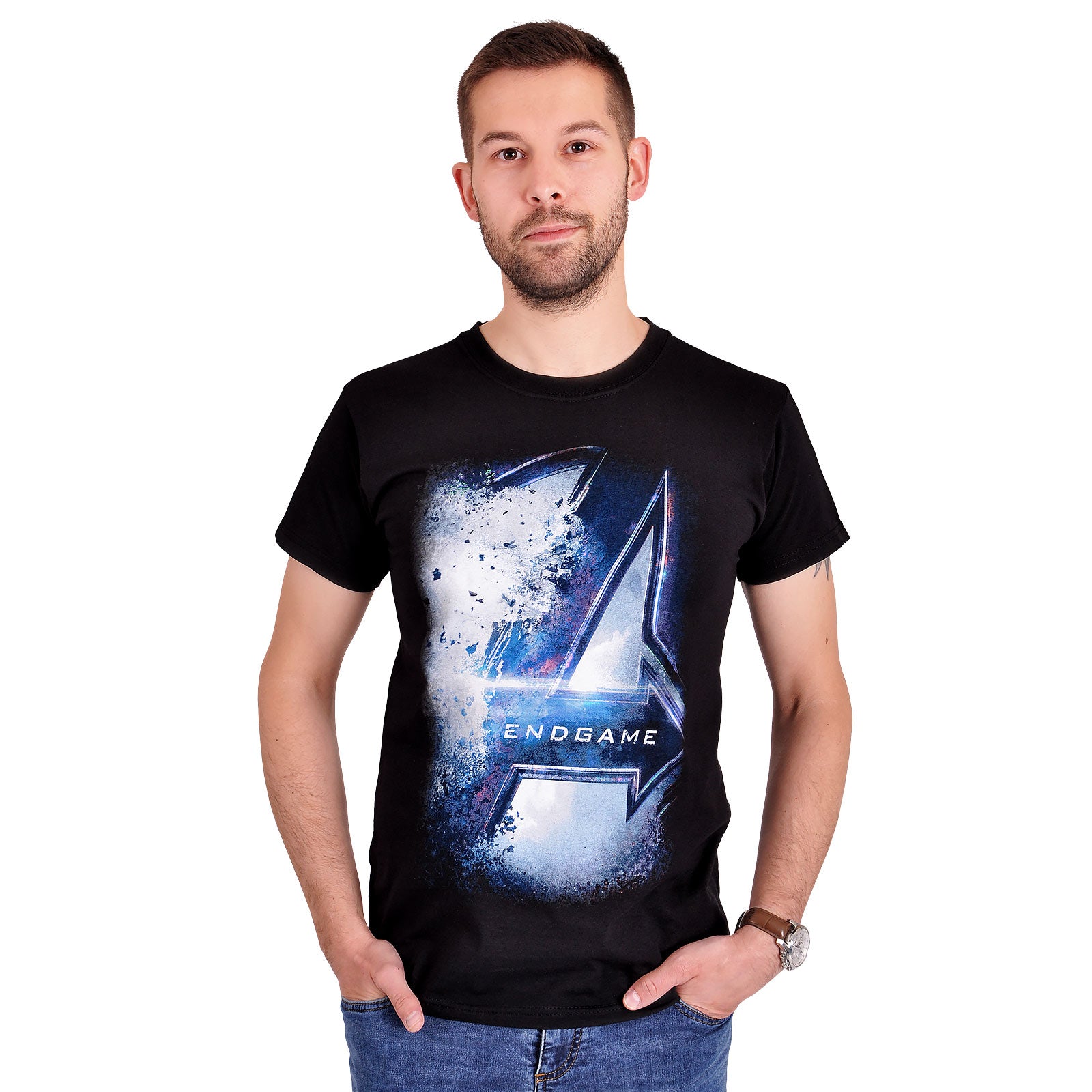 Produktbild Avengers - Endgame Bursted Logo T-shirt svart