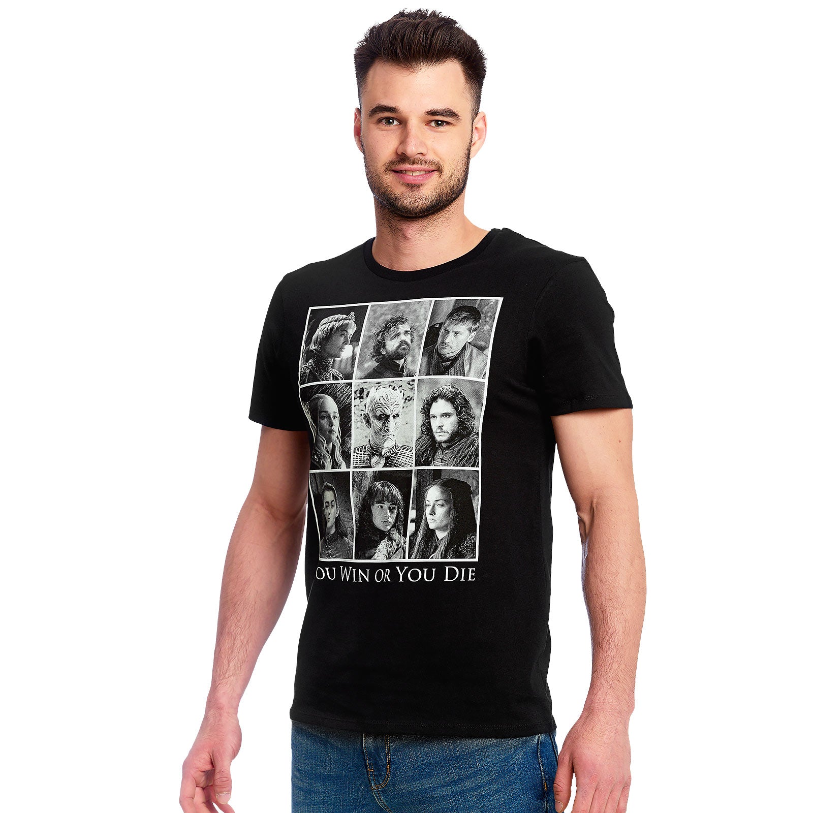 Produktbild Game of Thrones - You Win or You Die T-Shirt svart