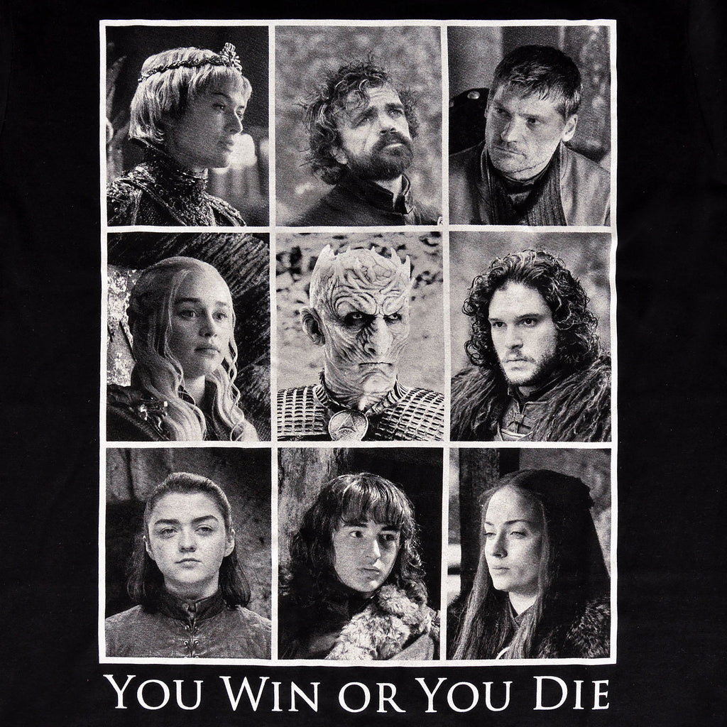 Produktbild Game of Thrones - You Win or You Die T-Shirt svart