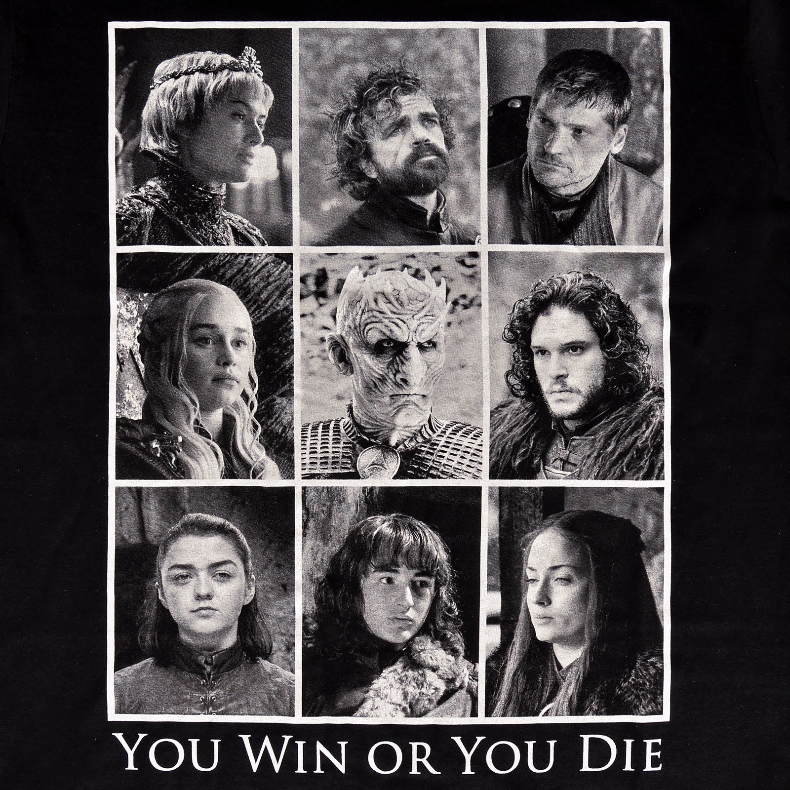 Produktbild Game of Thrones - You Win or You Die T-Shirt svart