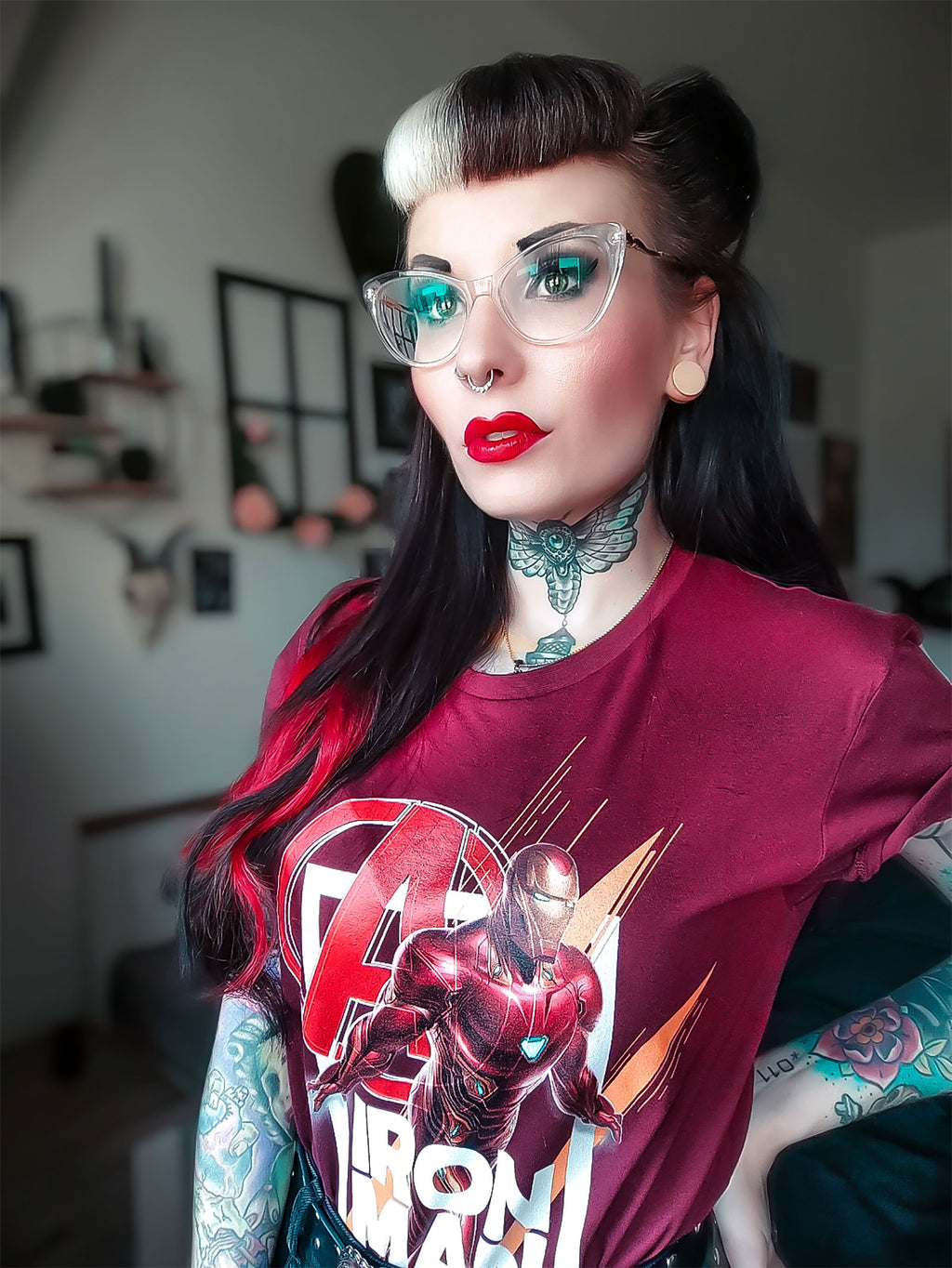 Produktbild Avengers - Iron Man Fly T-Shirt röd