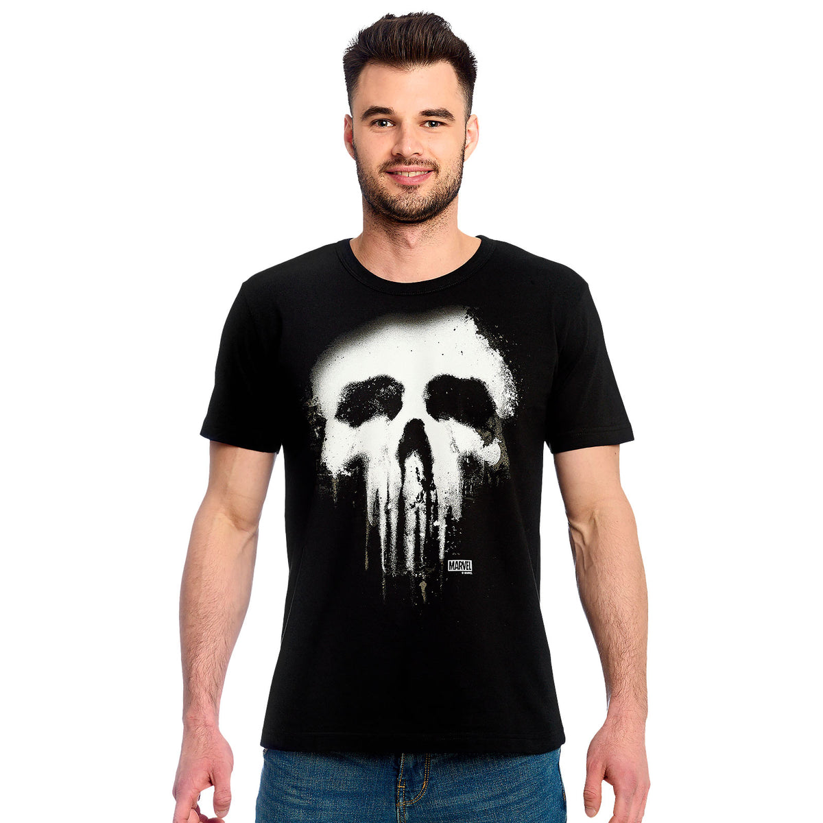 Product image Punisher - Faded Skull Logo T-Shirt Black