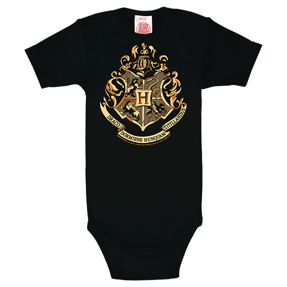 Produktbild Harry Potter - Hogwarts vapensköld babybody svart