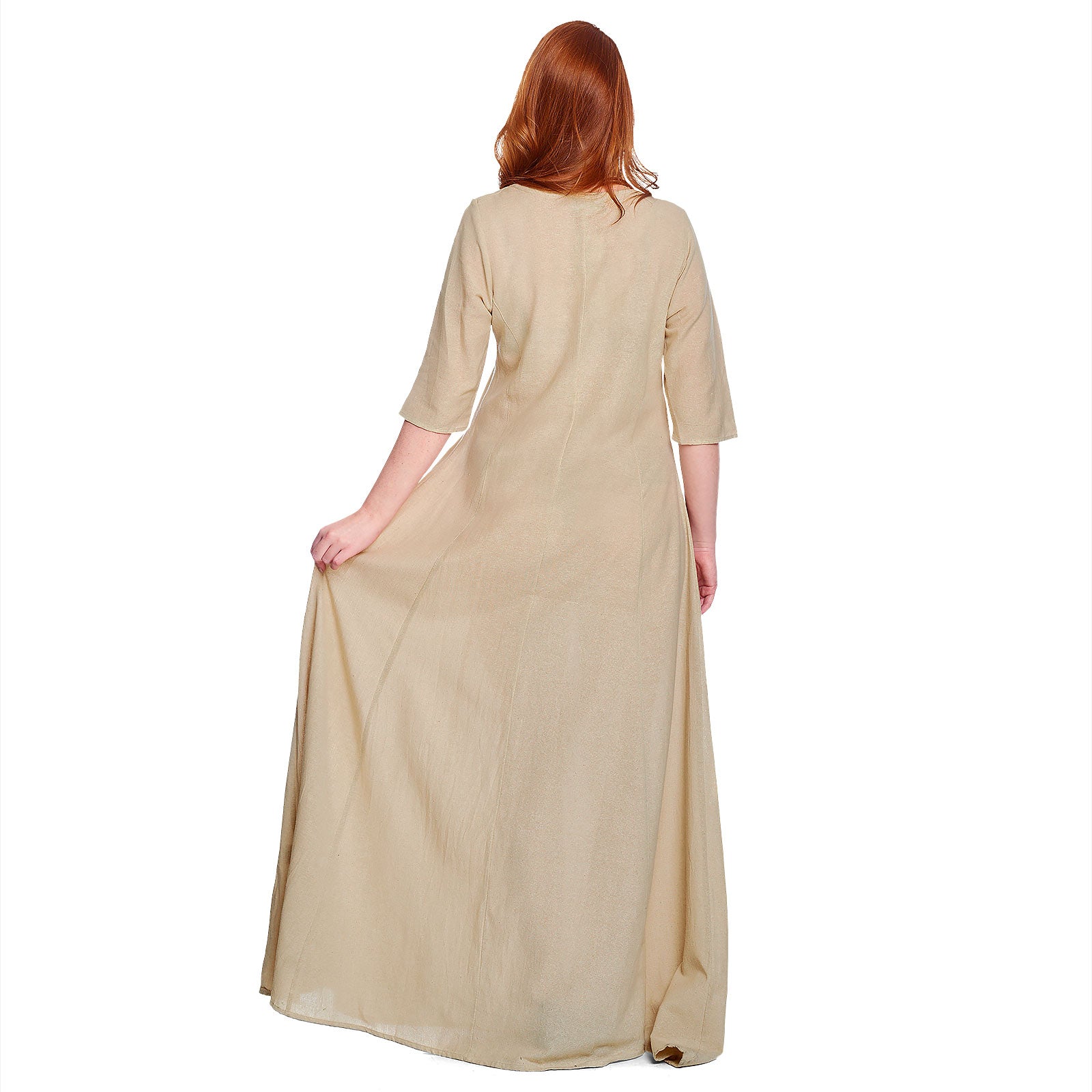 Produktbild Medeltida underklänning Silja beige