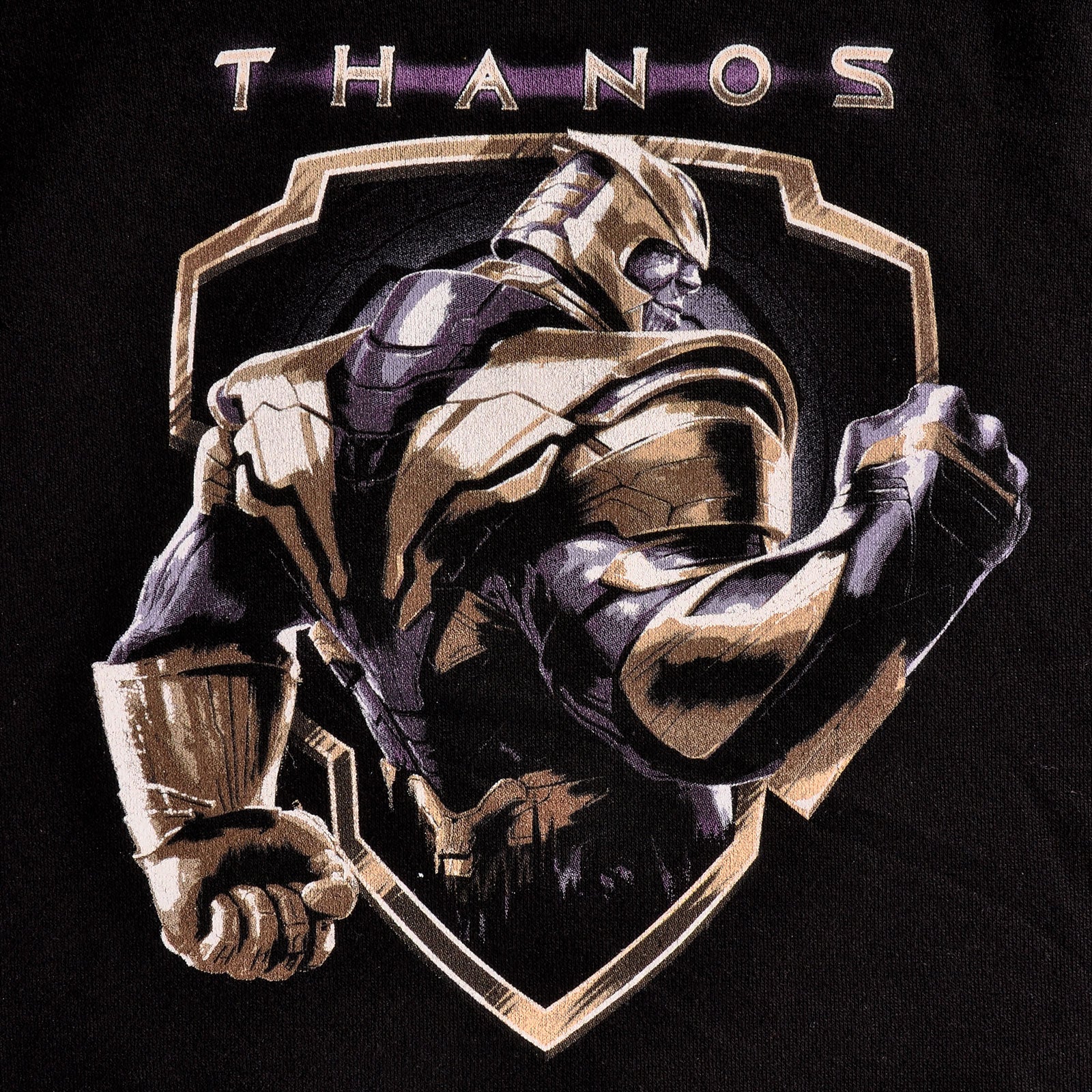 Produktbild Avengers - Thanos Crest Hoodie svart
