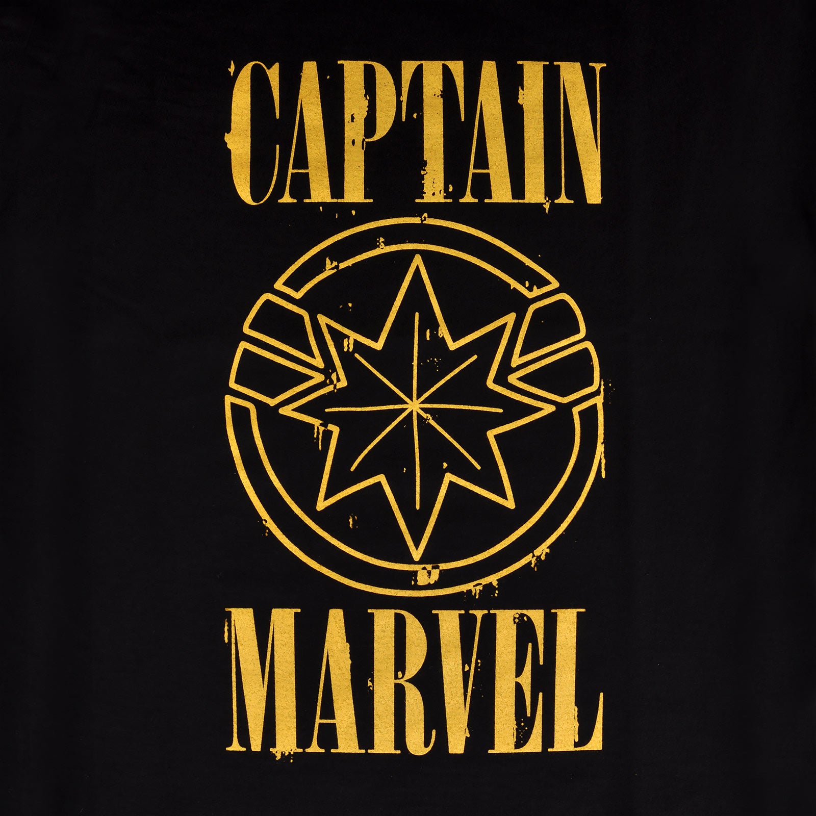 Produktbild Captain Marvel - Grunge Logo T-shirt Dam svart