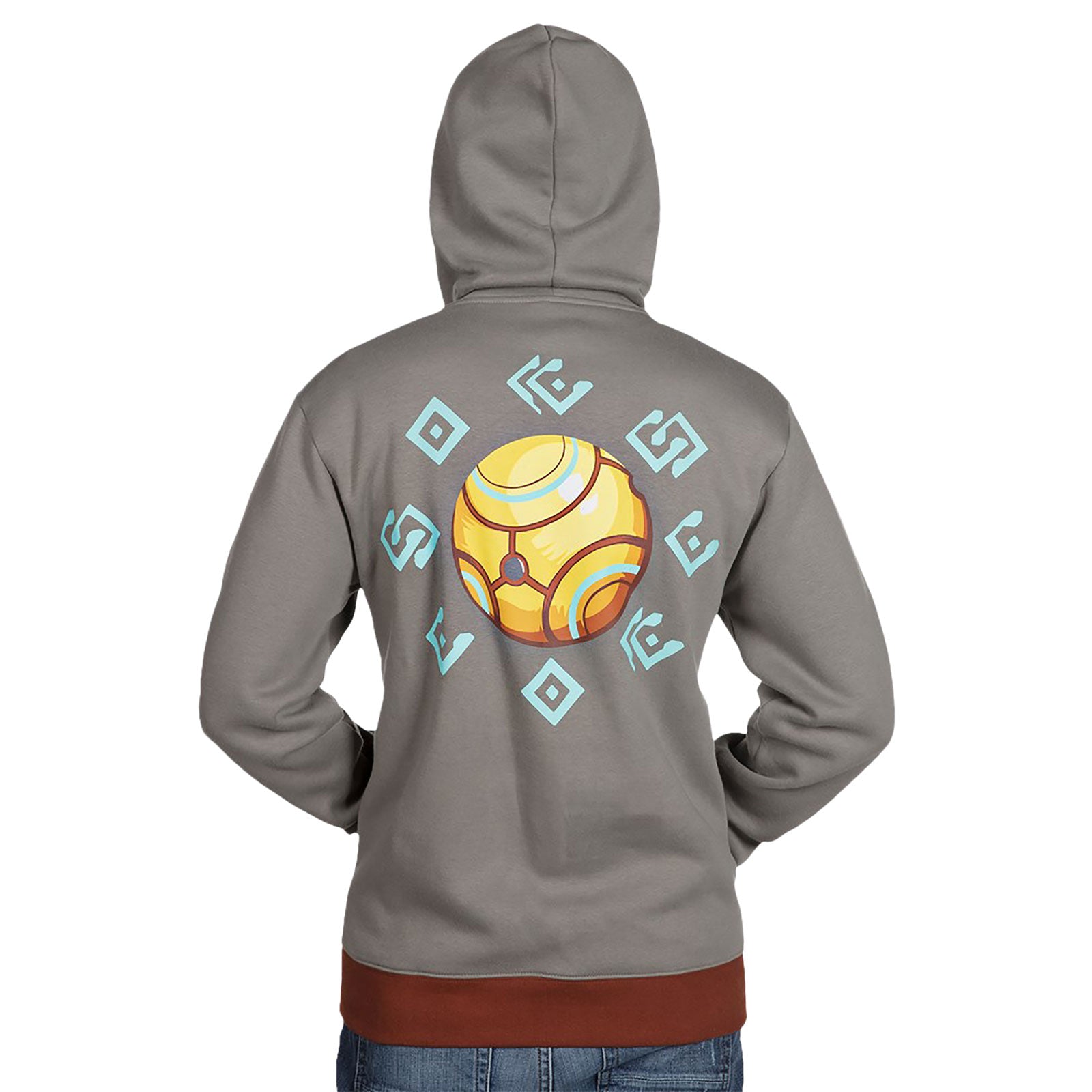 Produktbild Overwatch - Zenyatta Ultimate grå huvtröja